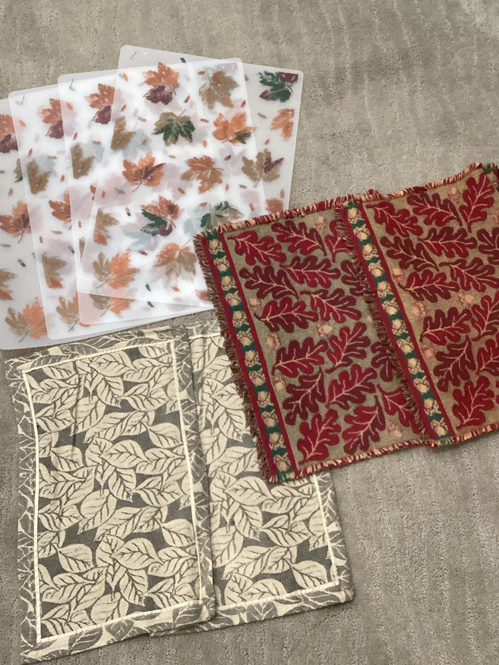 8 Autumn Placemats